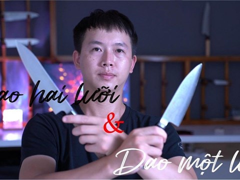 Understanding Single and Double-Edged Japanese Knives