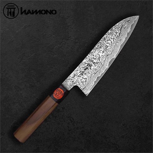 Tanaka Shigeki Harukaze Santoku Knife 165mm SPG2 Steel