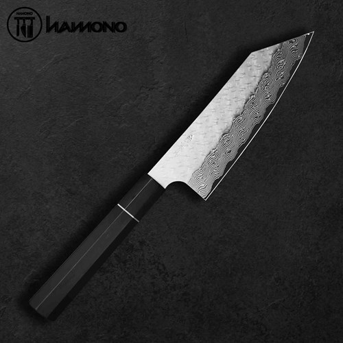 Dao Đa Năng Santoku Kiritsuke Nigara 180mm SPG STRIX Cán Gỗ Mun (LIMITED)