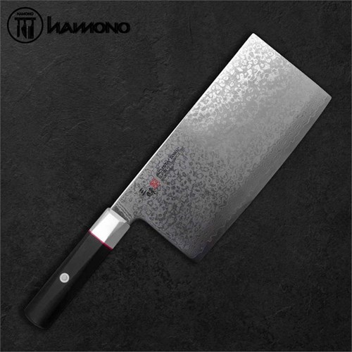 Cleaver Zanmai Mcusta Damascus VG10 180mm Milling Cutter