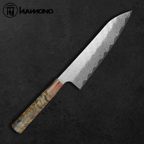 Dao Đa Năng Gyuto Nigara 210mm Thép SPG STRIX (LIMITED)