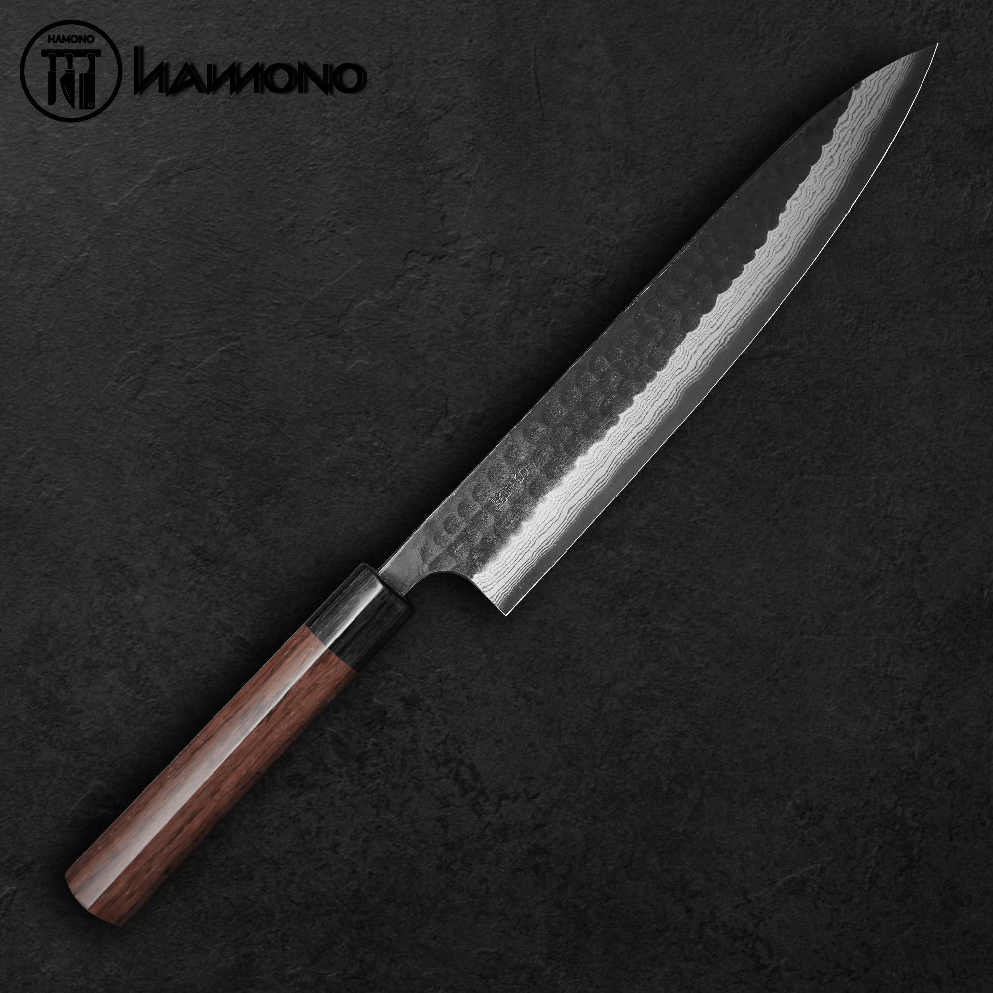 Dao Akifusa Tsuchime Kurouchi Suminagashi Sujihiki 240mm