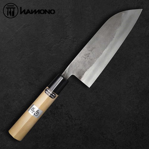 Dao Đa Năng Motokane Santoku 165mm Nashiji Shirogami #1