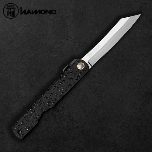 Dao Gấp Higonokami Mizushibuki Water Splash Black