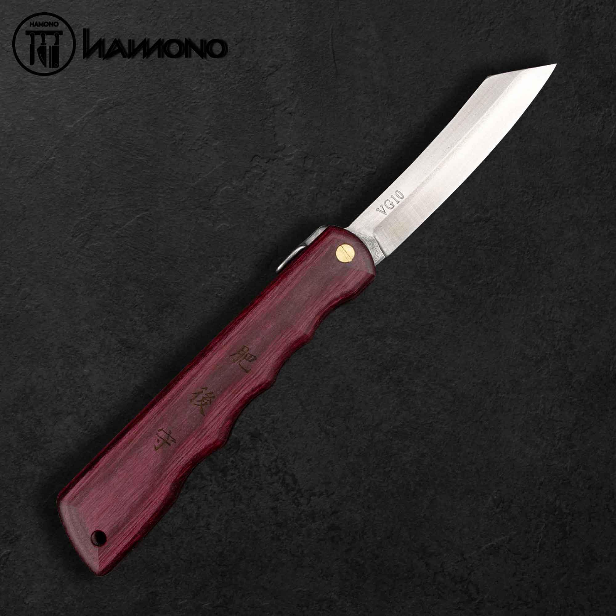 Dao Gấp Higonokami Woody VG-10 Red