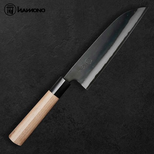 Dao Đa Năng Motokane Santoku Thép Supper Aogami 170mm